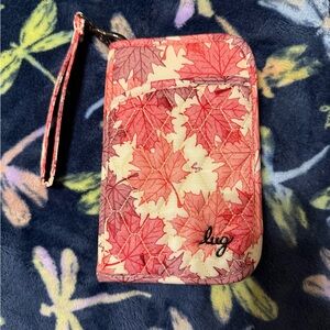 Lug Tandem Zip Wallet with RFID protection